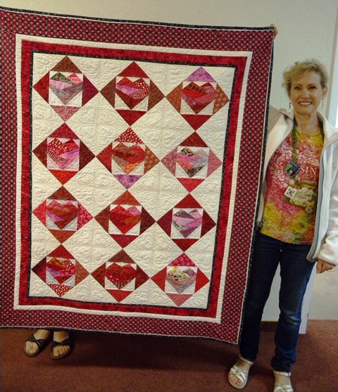 Linda Hooper - "Hearts" from Block of the Month